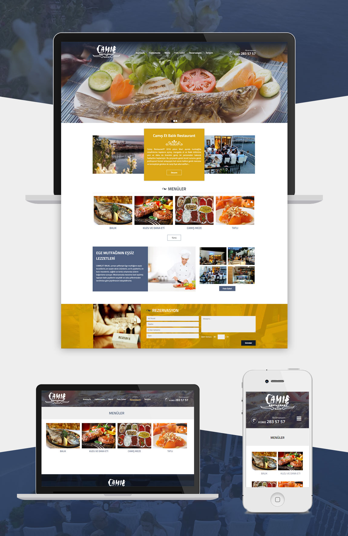 tekirdag web tasarim Camış Restaurant